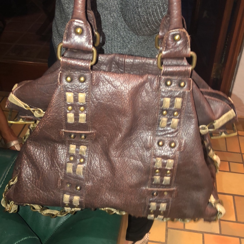 2000s Betsey Johnson Vintage Leather Purse - Picture 3 of 5